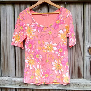 Fresh Produce Scoop Neck Floral T-Shirt